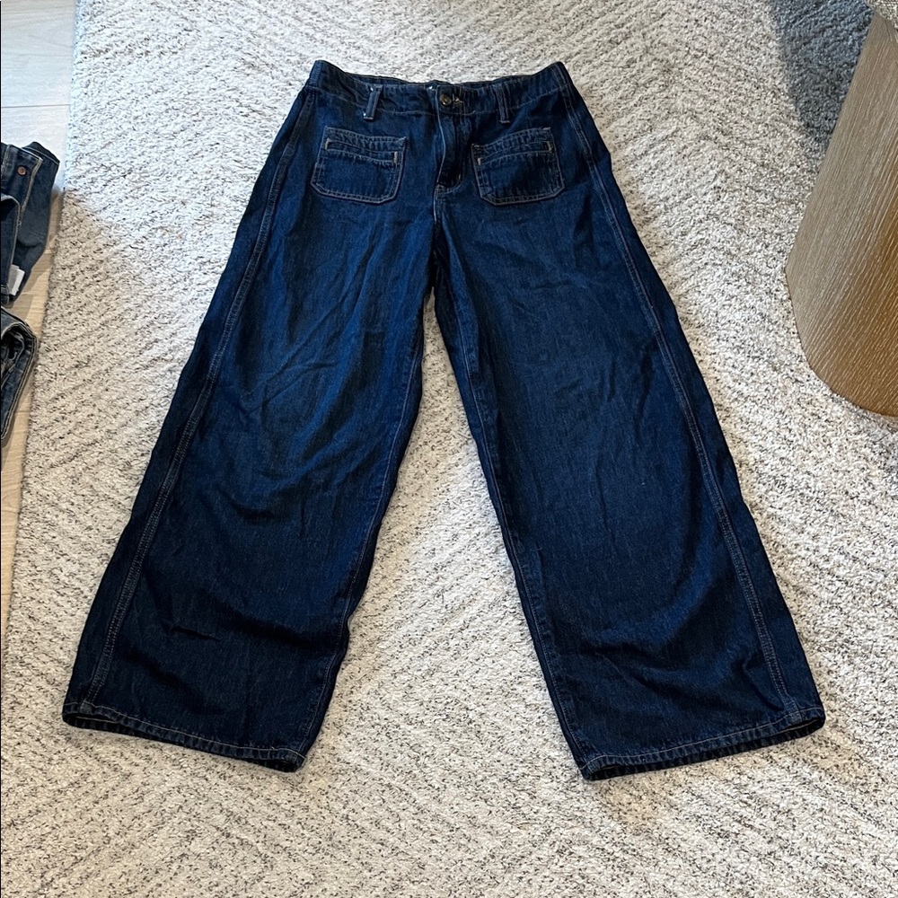 Old Navy Men's Dark Blue Relaxed Jeans